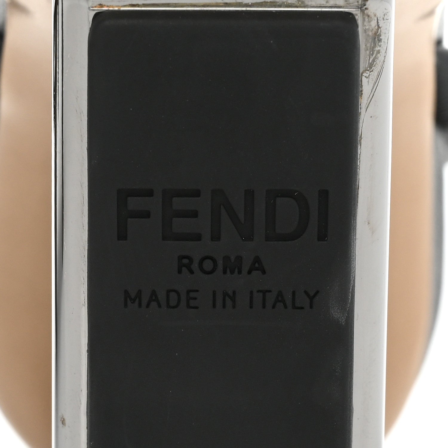 Fendi Nappa Metallic Ayers Fendi First 95mm Strappy Sandals 35 Black Chocolate Stagno 6 of 10