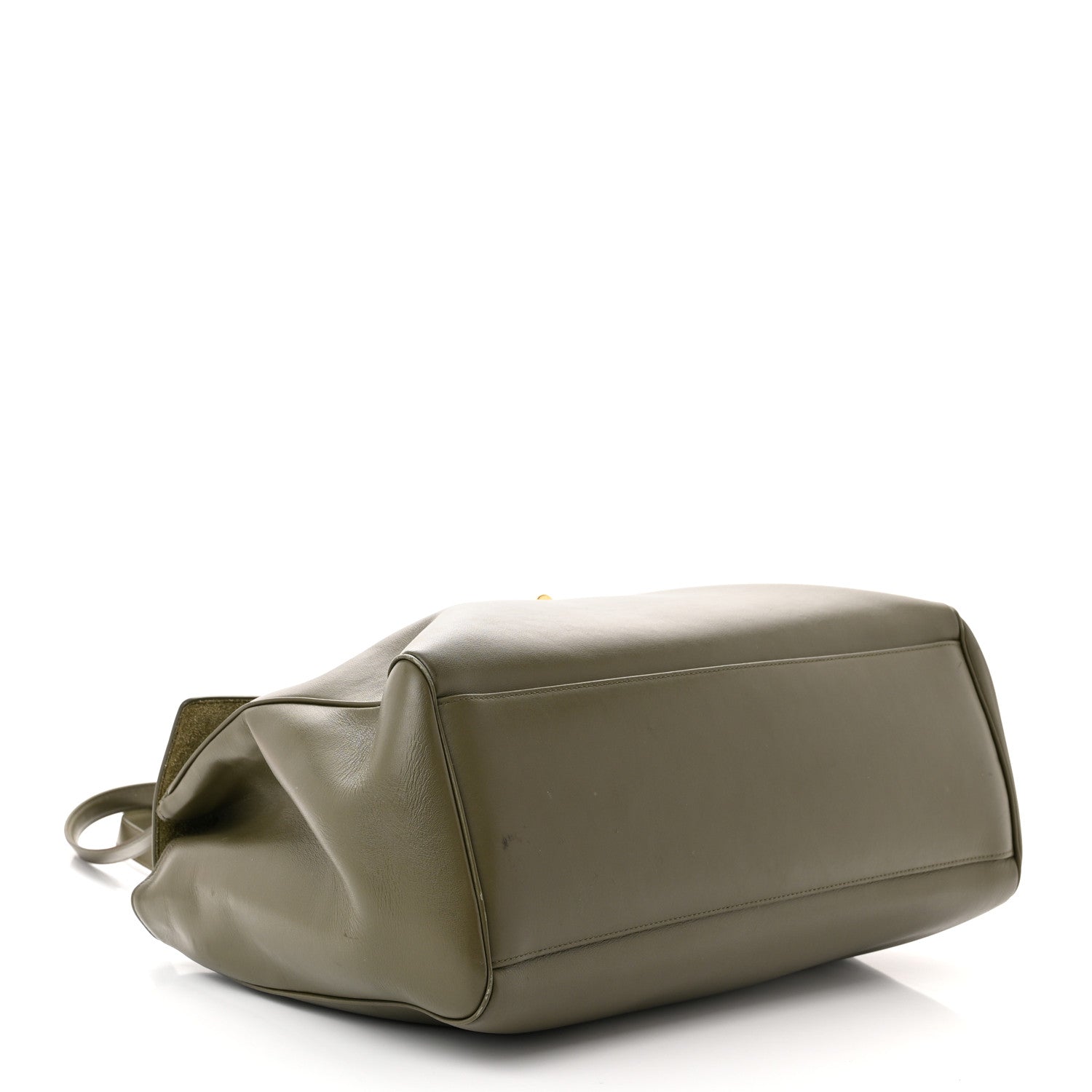 Celine Calfskin Large Soft 16 Bag Dark Olive 4 of 14