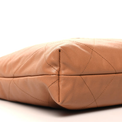 Chanel Shiny Caviar Quilted Chanel 22 Brown 10 of 11