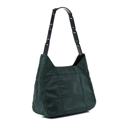 Prada Tessuto Nylon Tote Dark Green 3 of 11