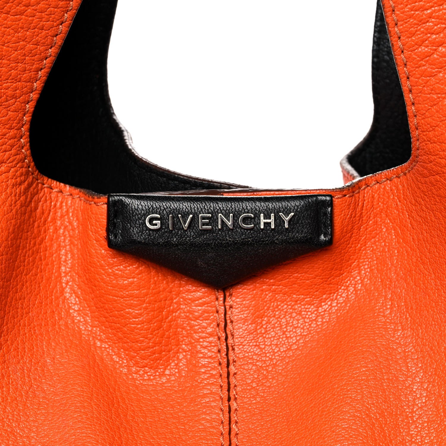 Givenchy Calfskin George V Apron Bag Orange 8 of 11