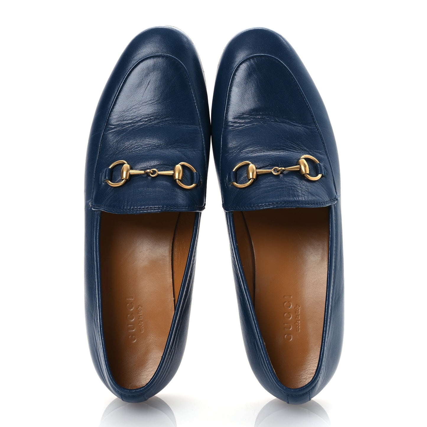 Calfskin Womens Jordaan Loafers 37 Blue Agata