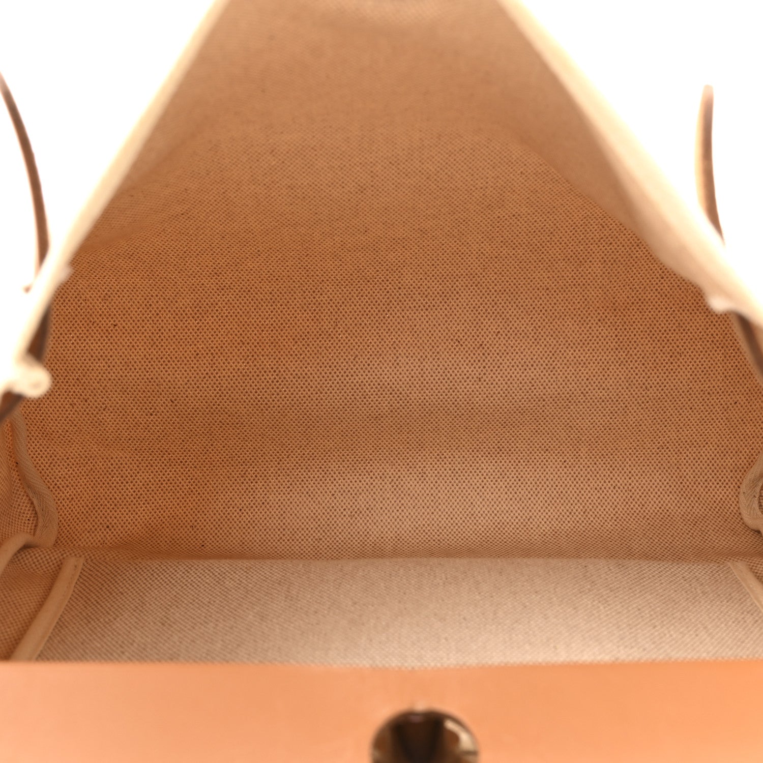 Hermes Toile Vache Calfskin Herbag 30 PM Black Natural 7 of 16