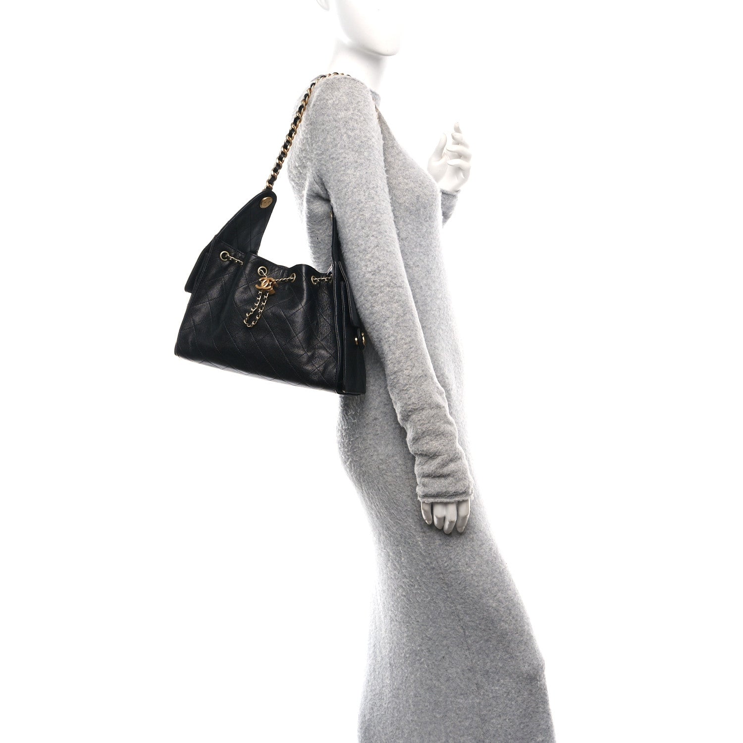 Chanel Caviar Quilted Small Chanel 25 Handbag Black 2 of 11