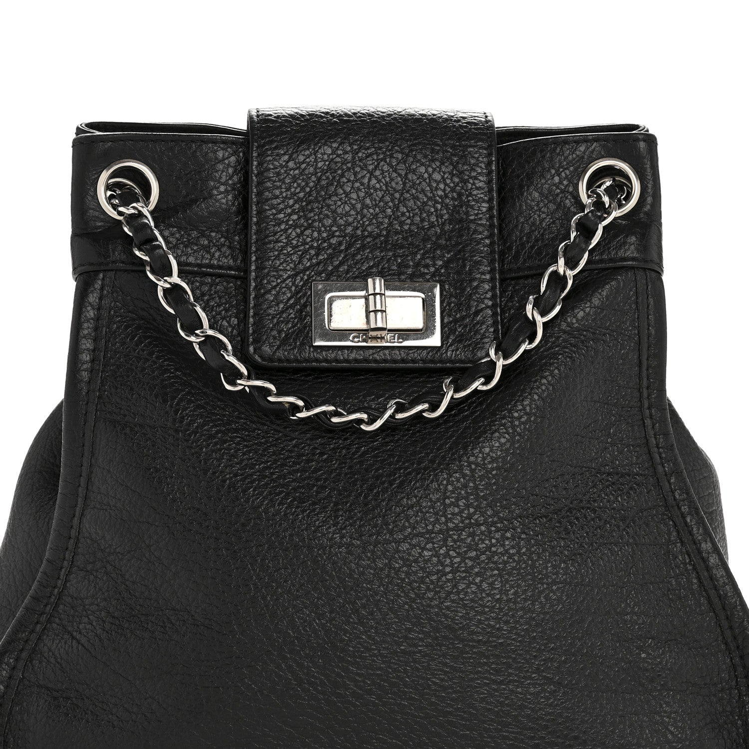 Chanel Calfskin Mademoiselle Shoulder Bag Black 8 of 13