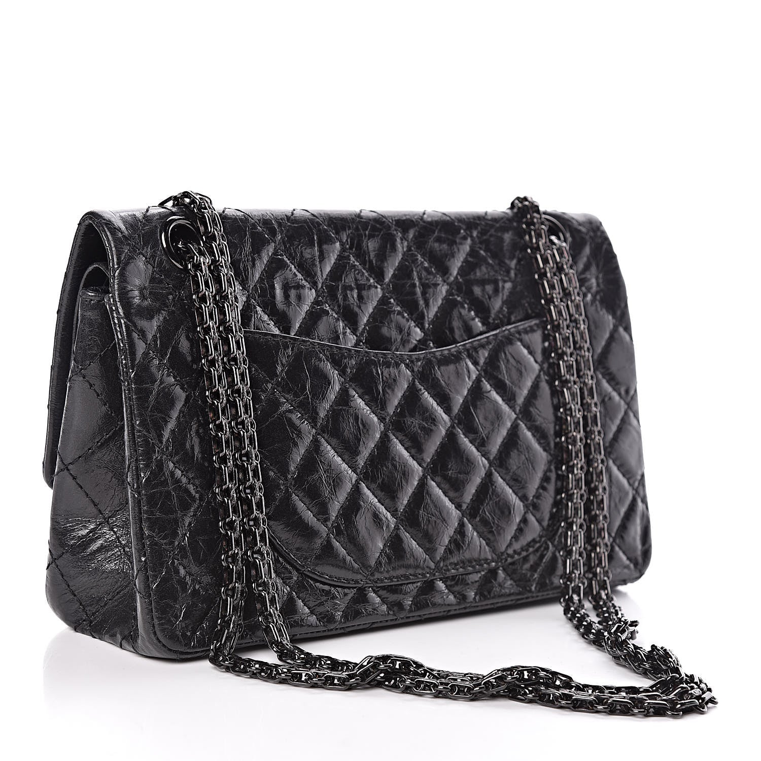 Chanel Aged Calfskin Quilted 2.55 Reissue 225 Flap So Black 3 of 11