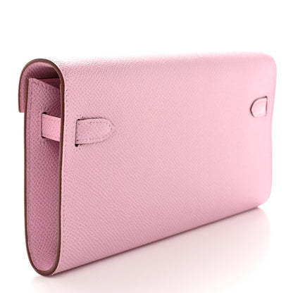 Hermes Epsom Kelly To Go Wallet Mauve Sylvestre 4 of 10