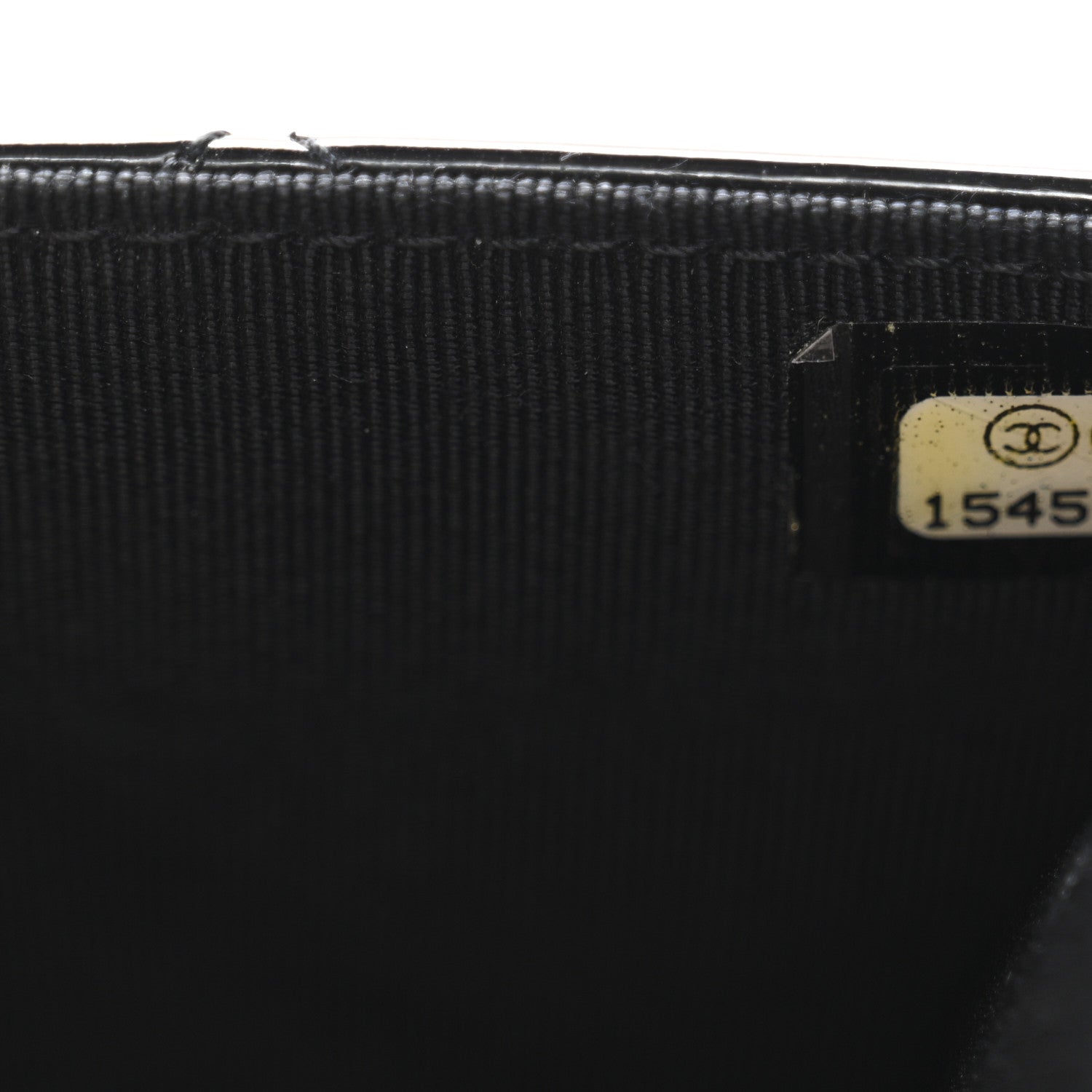 Chanel Patent Quilted Wallet On Chain WOC Black 8 of 13
