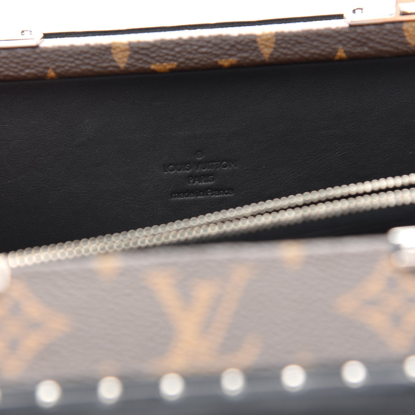 Monogram Macassar Clutch Box