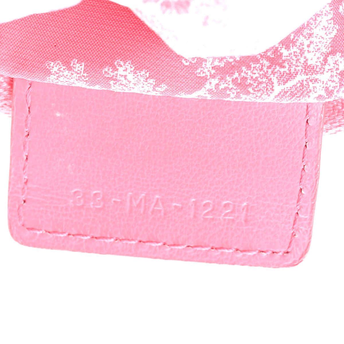 Christian Dior Canvas Embroidered Toile De Jouy Diortravel Zipped Pouch Candy Pink 7 of 7