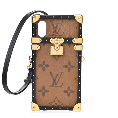 Louis Vuitton Reverse Monogram Eye-Trunk iPhone X Case 1 of 9
