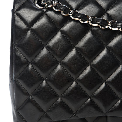 Chanel Lambskin Quilted Maxi Single Flap Black 9 of 12