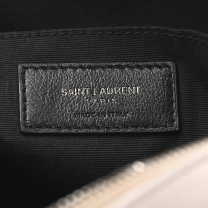 Saint Laurent Calfskin Matelasse Monogram Lou Camera Bag Granite 9 of 10
