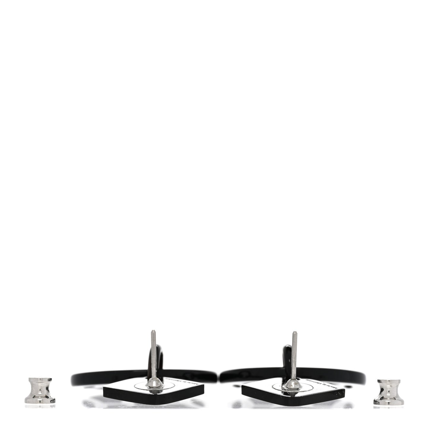 Buffalo Horn Lacquer Hava Earrings Black