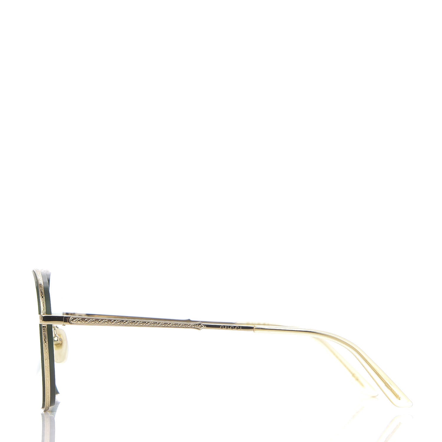 Gucci Aviator Sunglasses GG0356S Gold 3 of 7