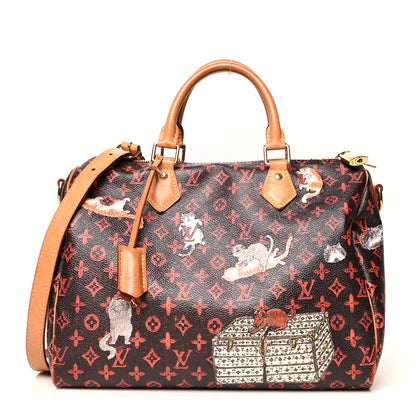 Louis Vuitton Catogram Speedy Bandouliere 30 Marron 1 of 17