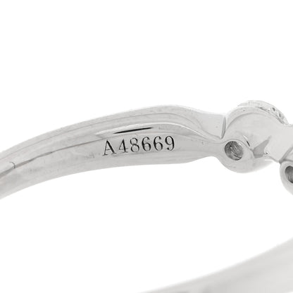 Parker & West by FASHIONPHILE Platinum Diamond .70ctw Curved Band Ring 51 5.75 10 of 10
