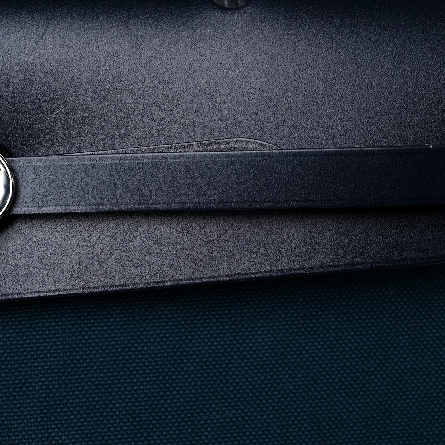 Toile Vache Hunter Herbag Zip 39 MM Bleu Ocean Bleu Indigo