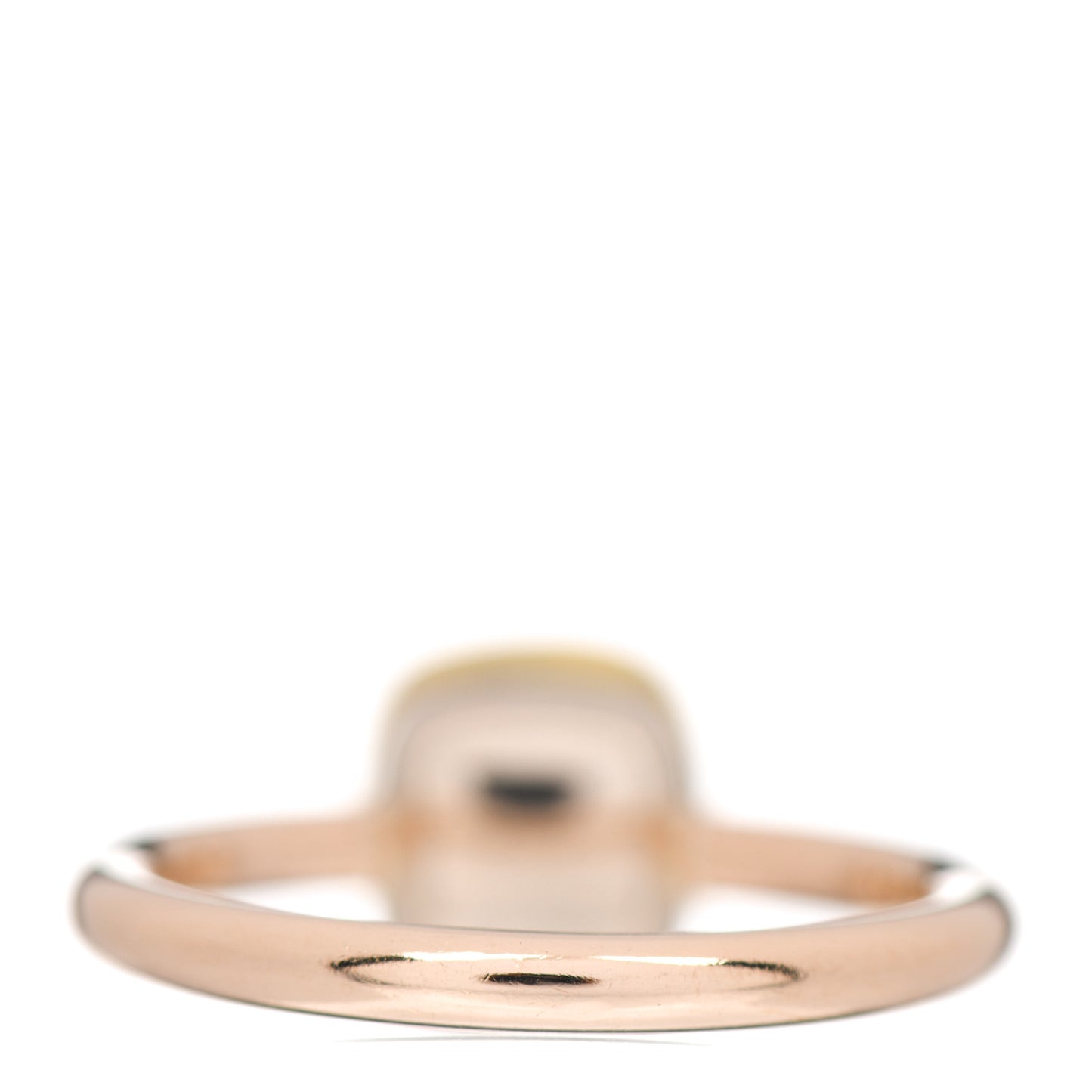 18K Rose Gold Citrine Petit Nudo Ring 53 6.25