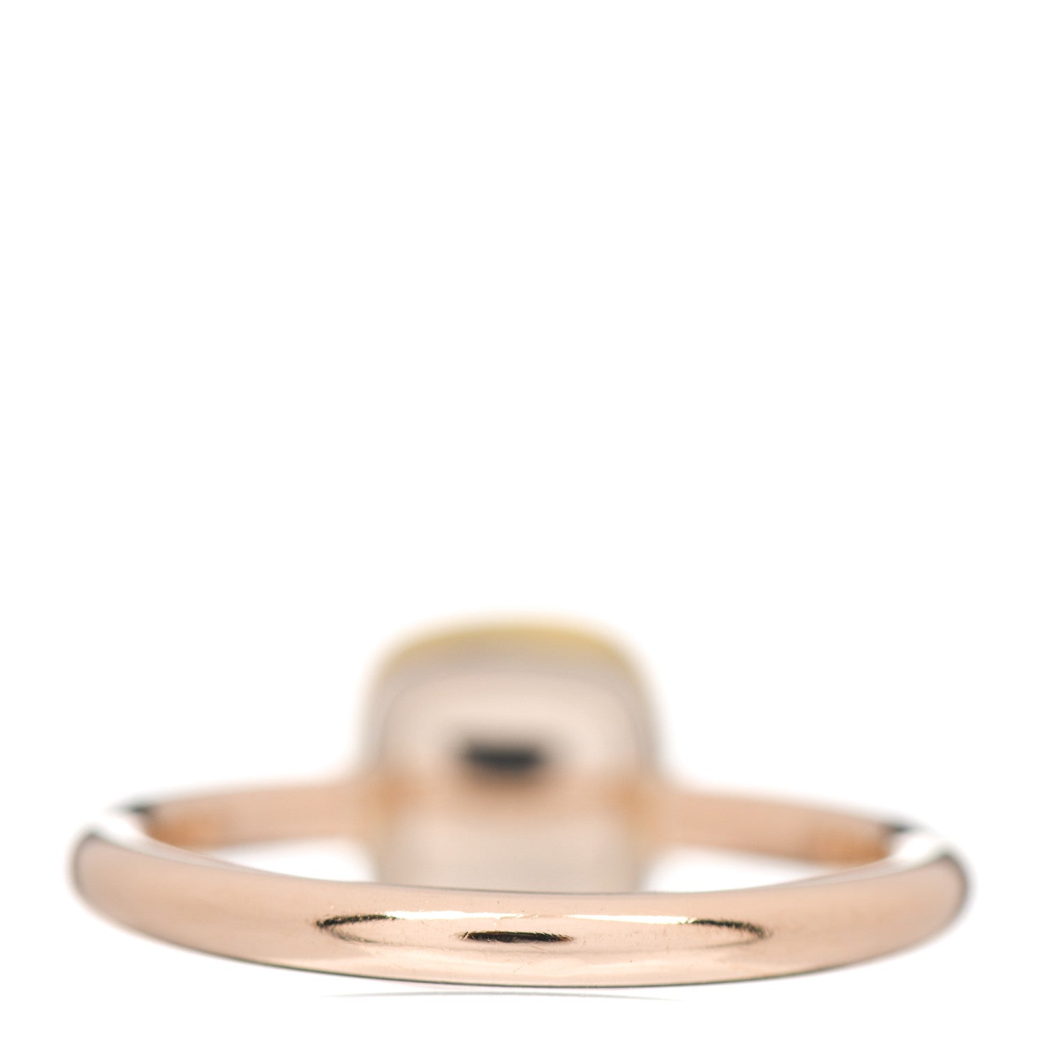 Pomellato 18K Rose Gold Citrine Petit Nudo Ring 53 6.25 4 of 5