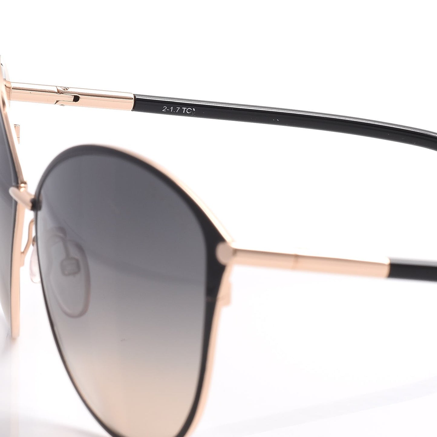 Penelope Vintage Round Sunglasses TF320 Black