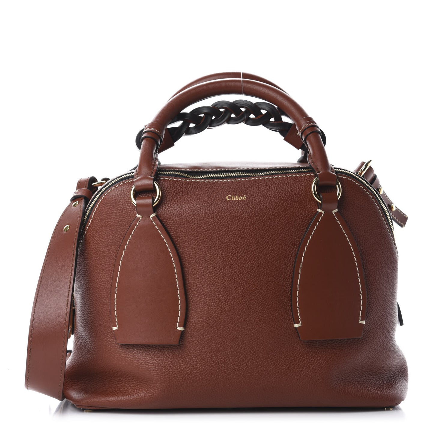 Calfskin Medium Daria Sepia Brown