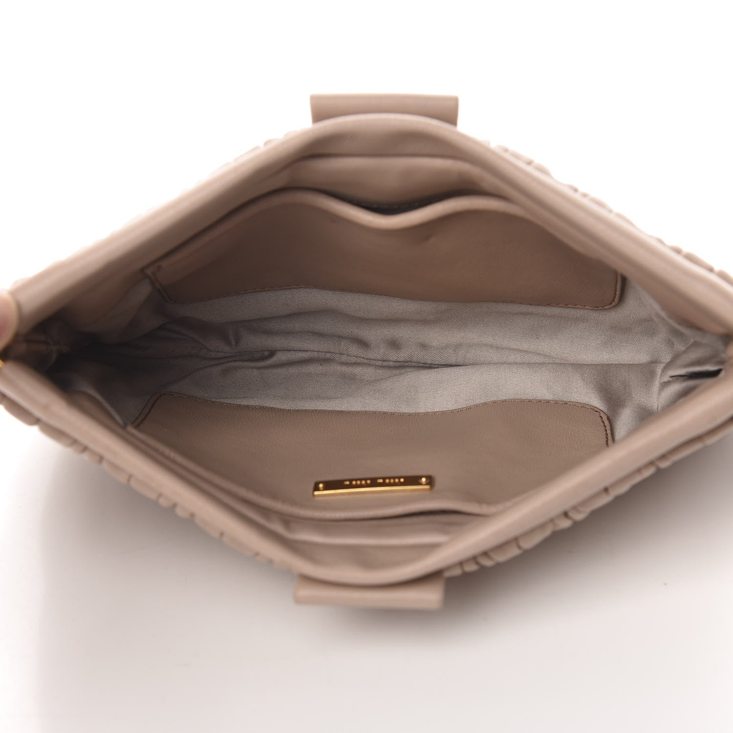 Miu Miu Nappa Matelasse Crossbody Clutch Cammeo 5 of 11