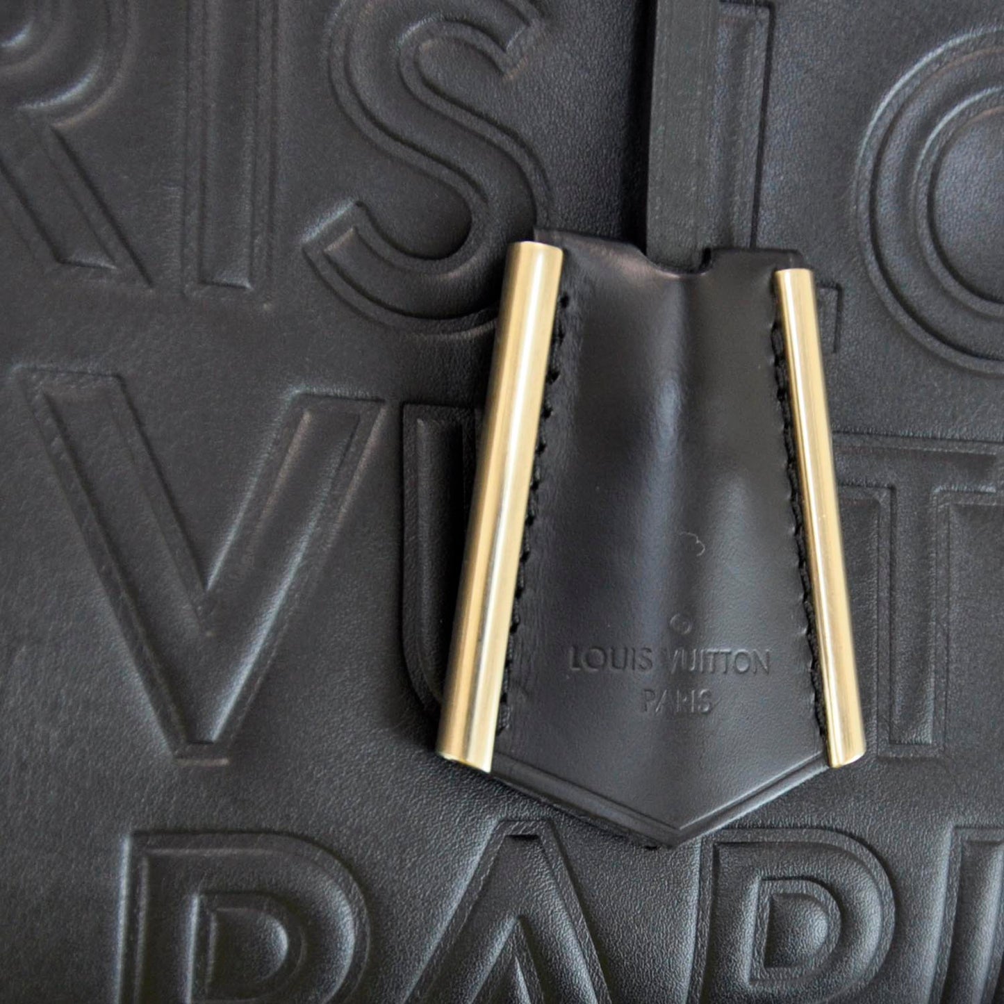 Calfskin Embossed Speedy Cube 30 Black