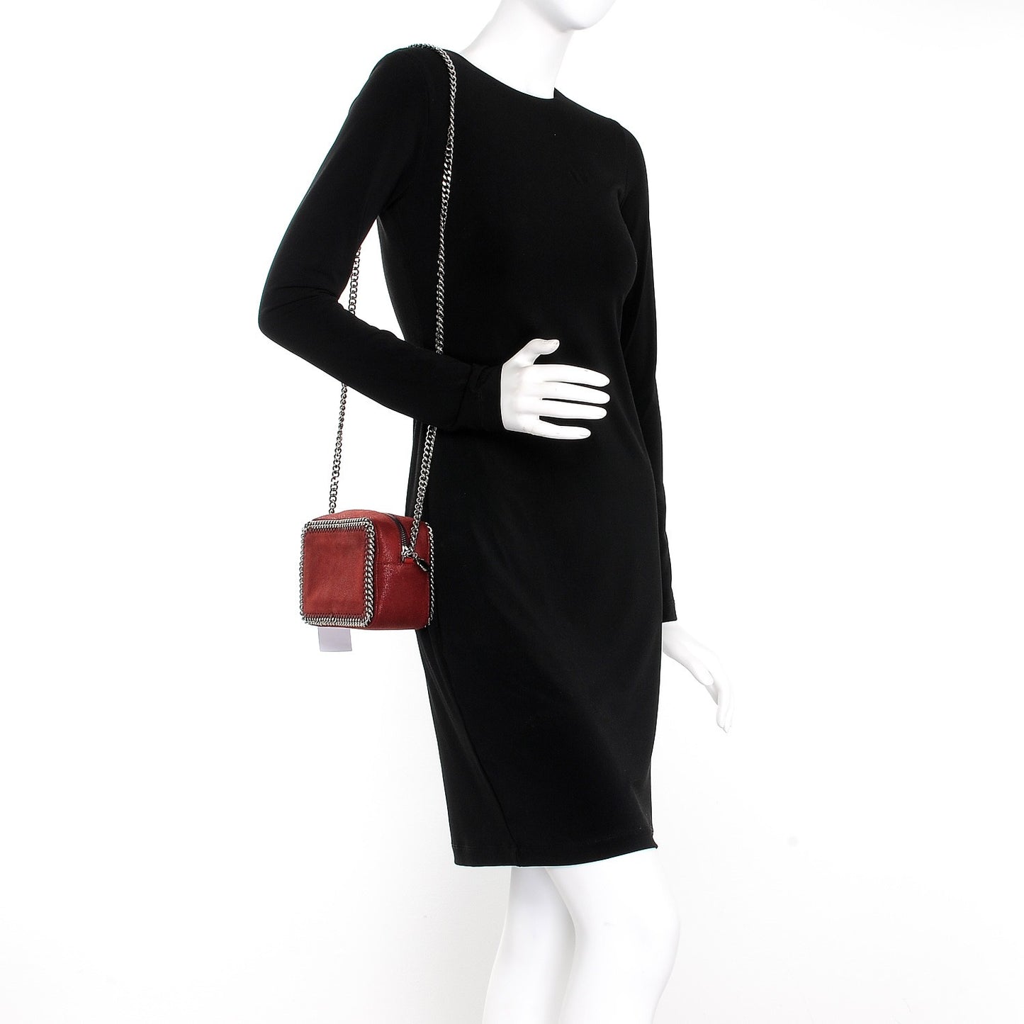 Shaggy Deer Falabella Crossbody Camera Bag Ruby