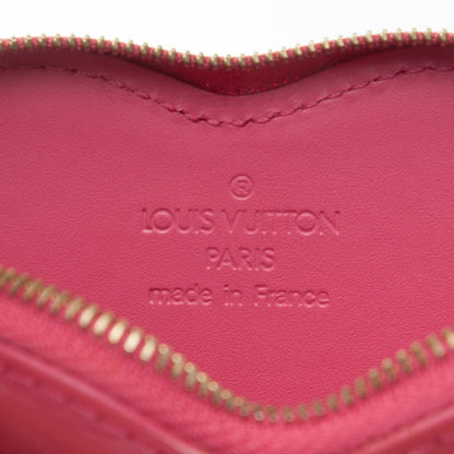 Louis Vuitton Vernis Heart Coin Purse Framboise 5 of 6
