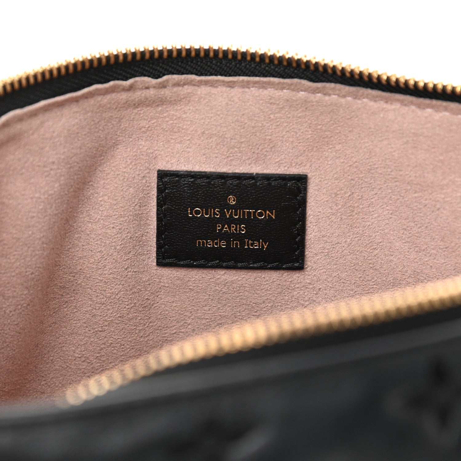 Louis Vuitton Lambskin Embossed Monogram Coussin PM Black 7 of 11