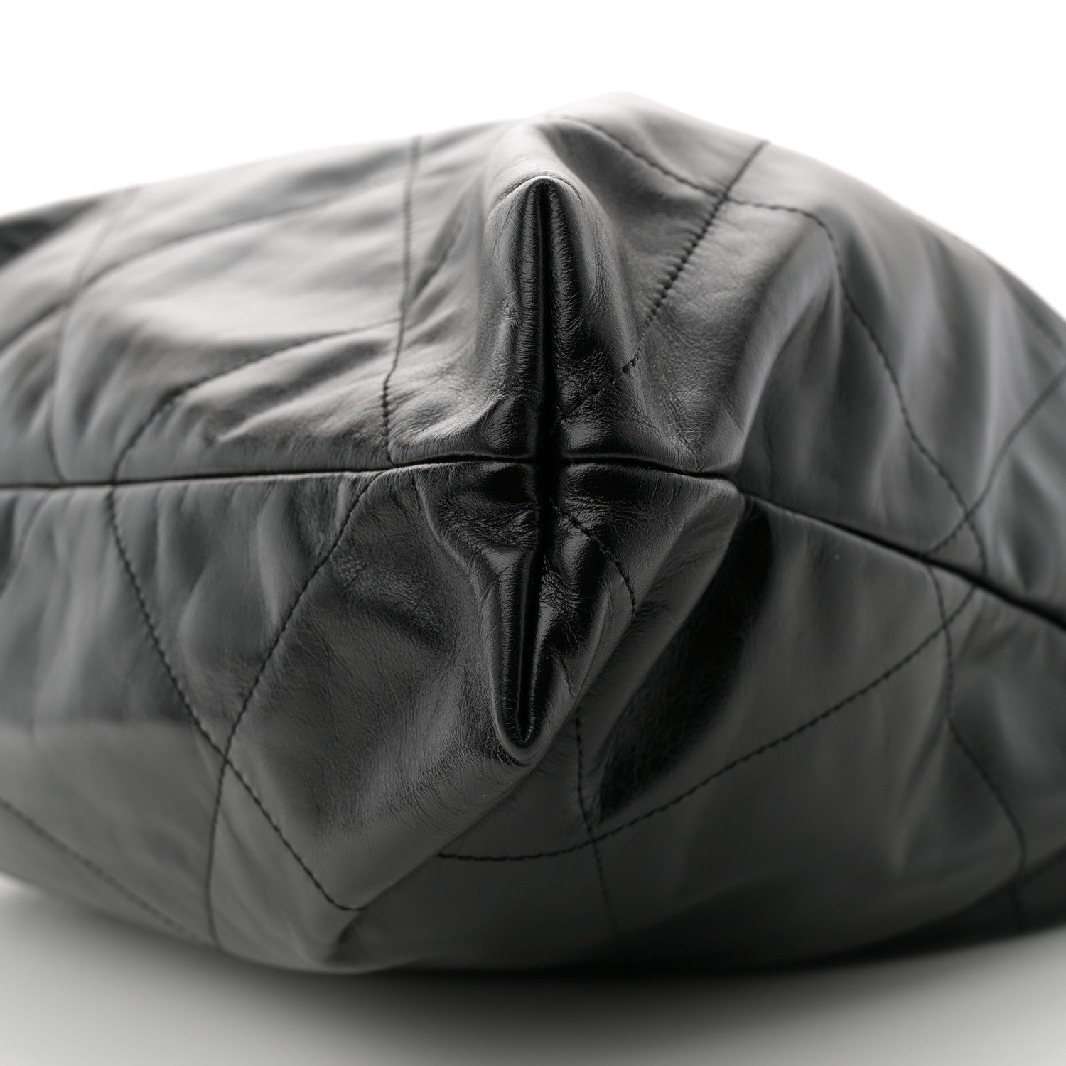 Chanel Shiny Calfskin Quilted Chanel 22 Black 11 of 11