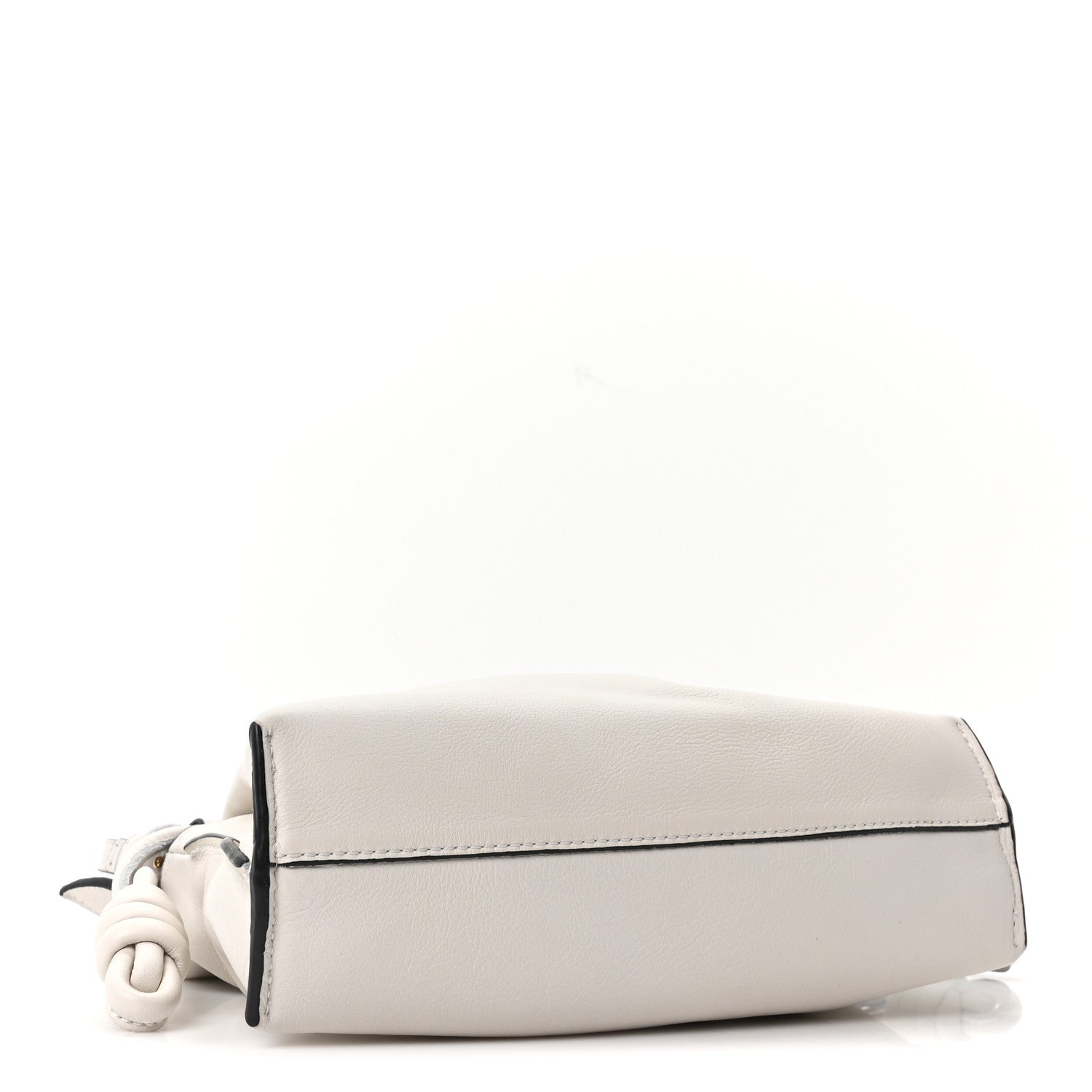 Loewe Calfskin Mini Flamenco Knot Clutch Soft White 3 of 8