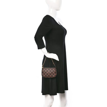 Louis Vuitton Damier Ebene Mini Pochette Accessories 2 of 8