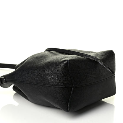 Mansur Gavriel Tumbled Calfskin Mini Bucket Bag Black 3 of 8