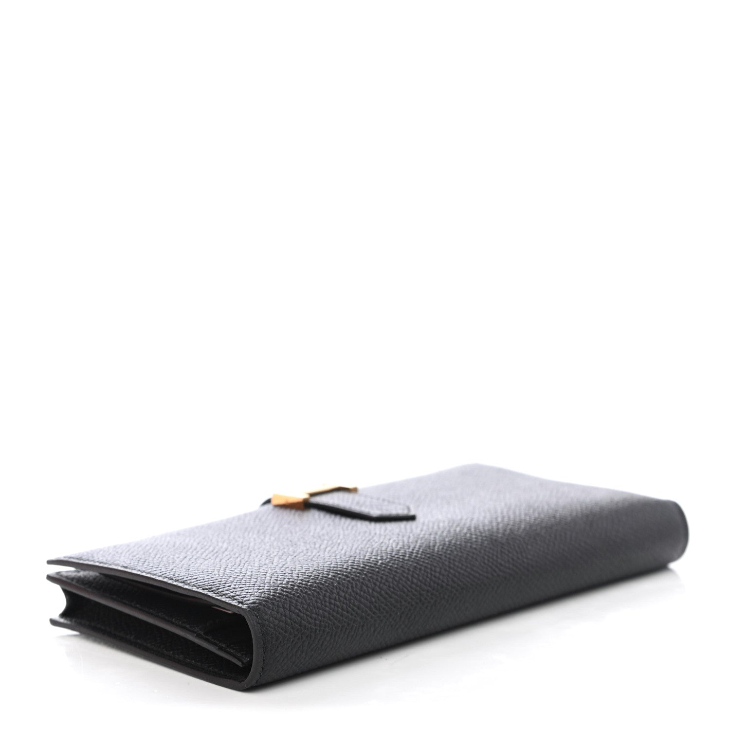 Hermes Epsom Bearn Gusset Wallet Black 3 of 4