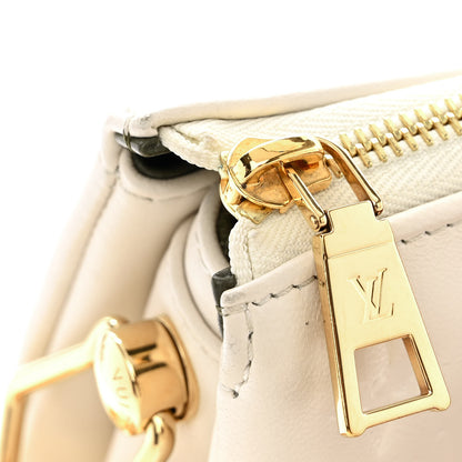 Louis Vuitton Lambskin Embossed Monogram Coussin PM Beige Cream 12 of 14