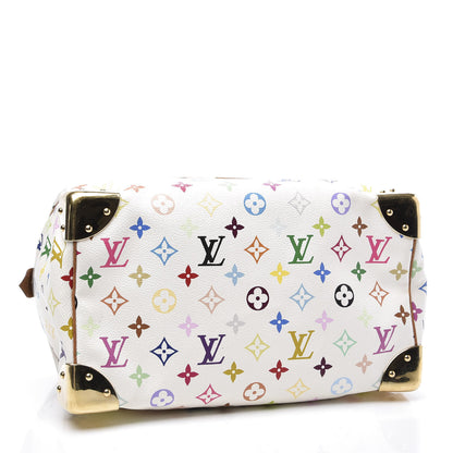 Louis Vuitton Monogram Multicolor Speedy 30 White 3 of 12