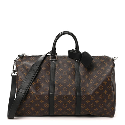 Louis Vuitton Monogram Macassar Keepall Bandouliere 45 1 of 9