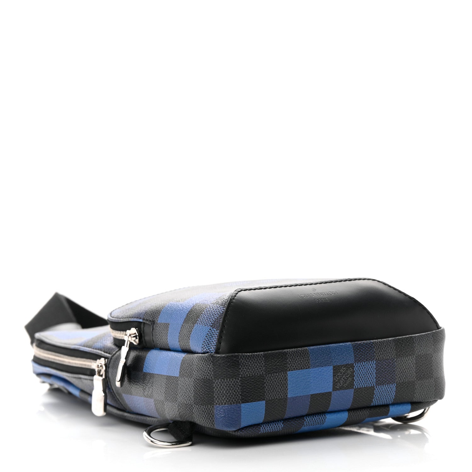 Louis Vuitton Damier Graphite Pixel Avenue Sling Backpack Blue 4 of 12