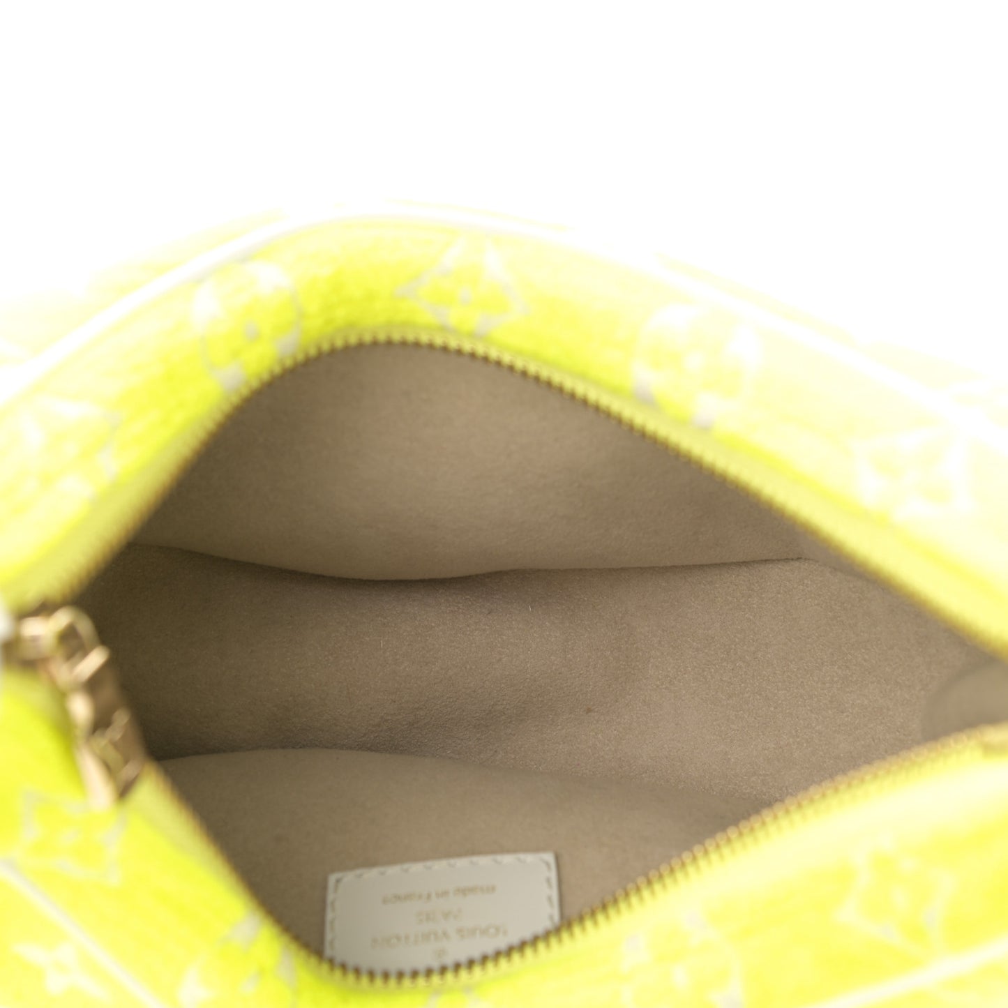 Monogram Jacquard Velvet Loop Yellow