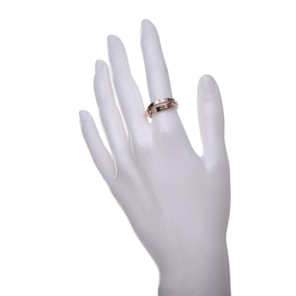 Cartier 18K Pink White Gold 6 Diamond LOVE Ring 53 6.5 2 of 4