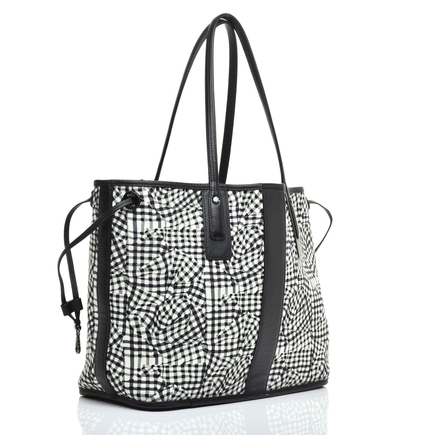 Visetos Medium Liz Reversible Shopper Tote Black