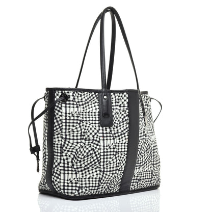 MCM Visetos Medium Liz Reversible Shopper Tote Black 5 of 15