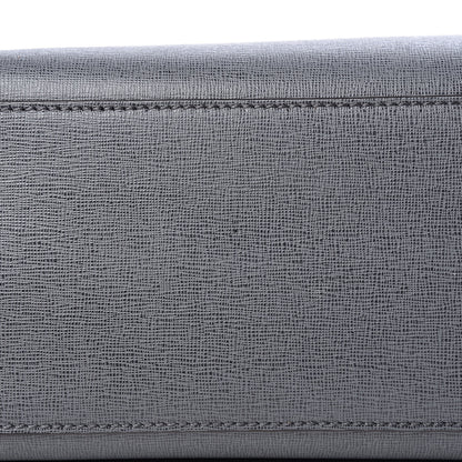 Fendi Vitello Elite Petite 2Jours Tote Grigio Grigio Chiaro 12 of 13