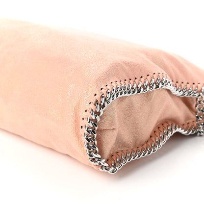 Stella McCartney Metallic Shaggy Deer Falabella Fold Over Tote Copper 8 of 11