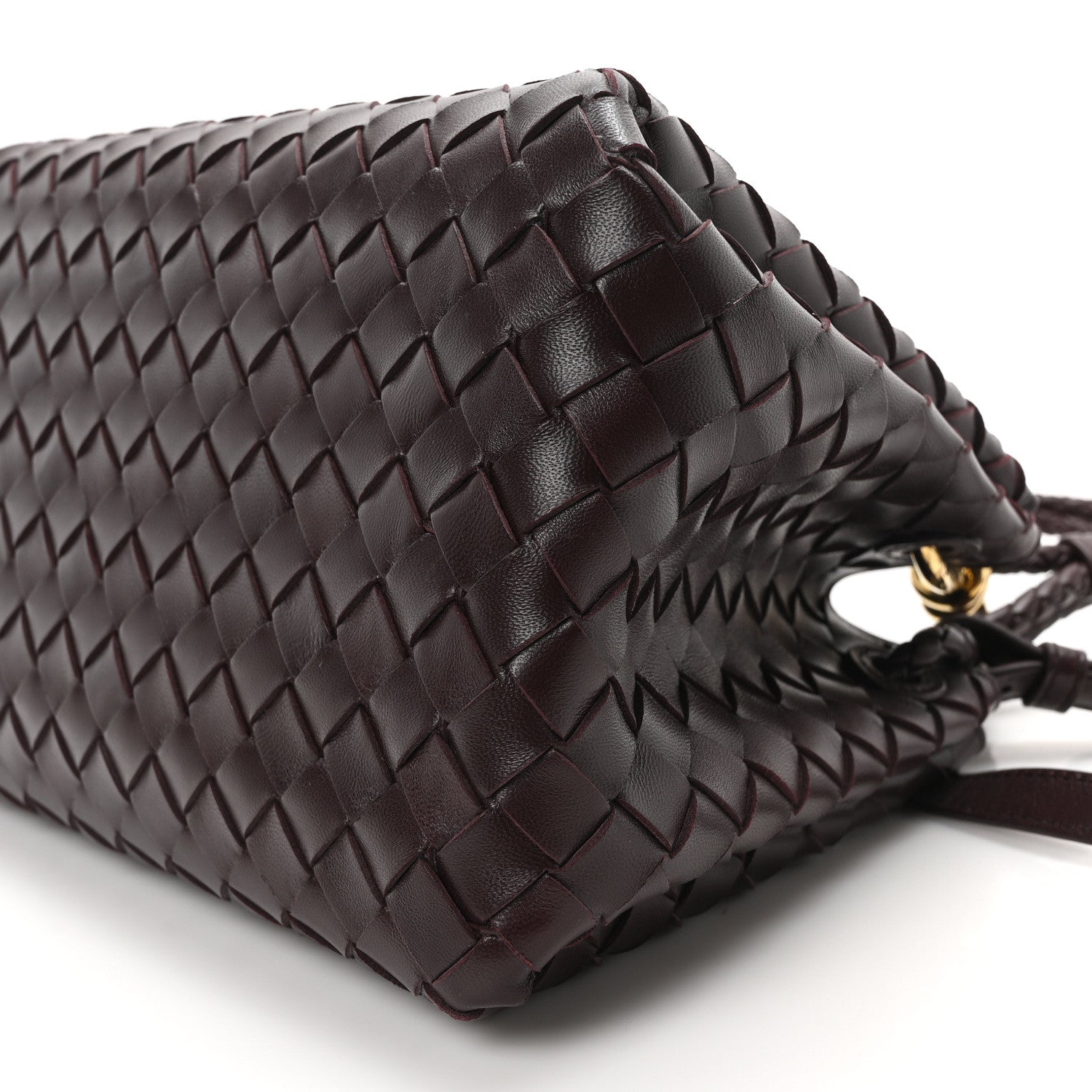 Bottega Veneta Nappa Intrecciato Small Parachute Shoulder Bag Barolo 9 of 9