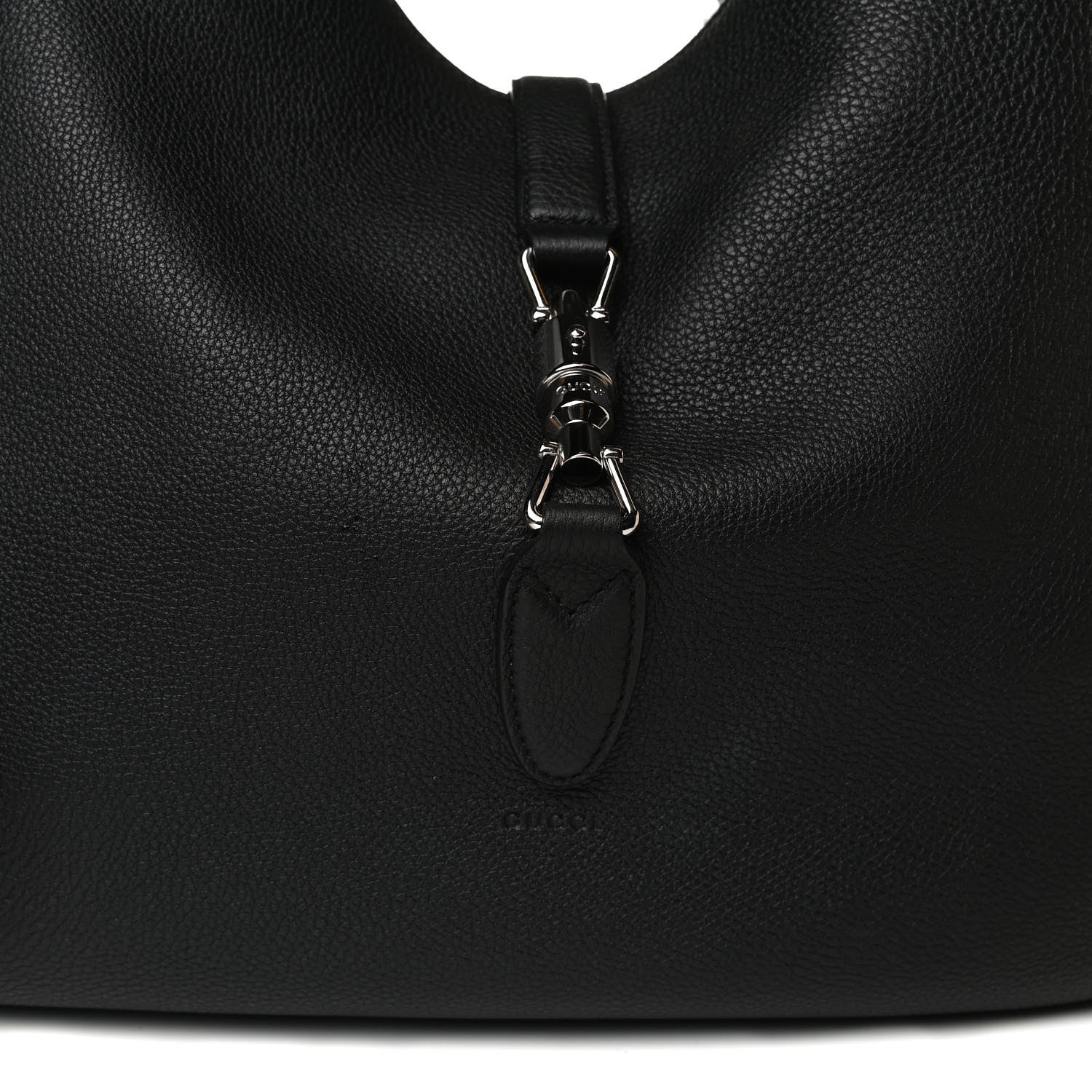 Gucci Soft Grained Calfskin Large Jackie Hobo Black 8 of 11