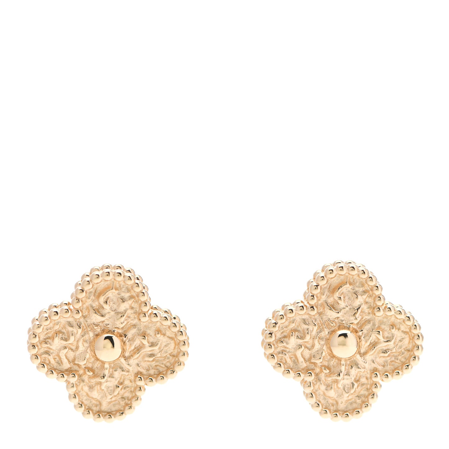 18K Yellow Gold Vintage Alhambra Earrings