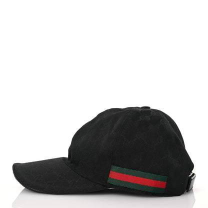 Gucci Monogram Web Baseball Hat XS Black 3 of 11